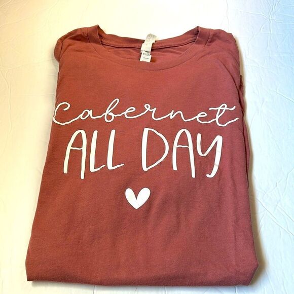 Cabernet All Day ❤️ tshirt - Picture 1 of 5